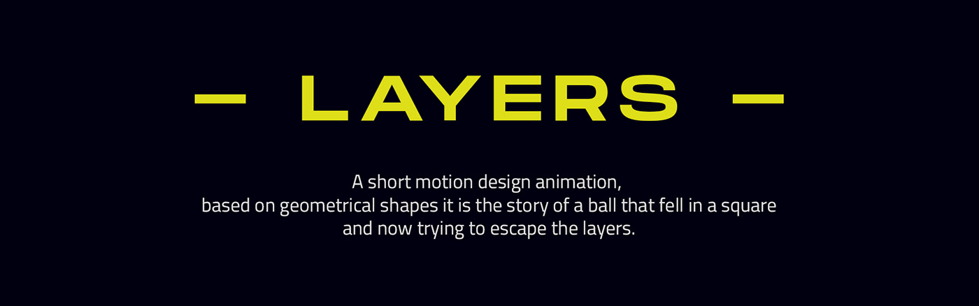 motion design motion MoGraph graphic design  after effects adobe animation  geometric shapes layers