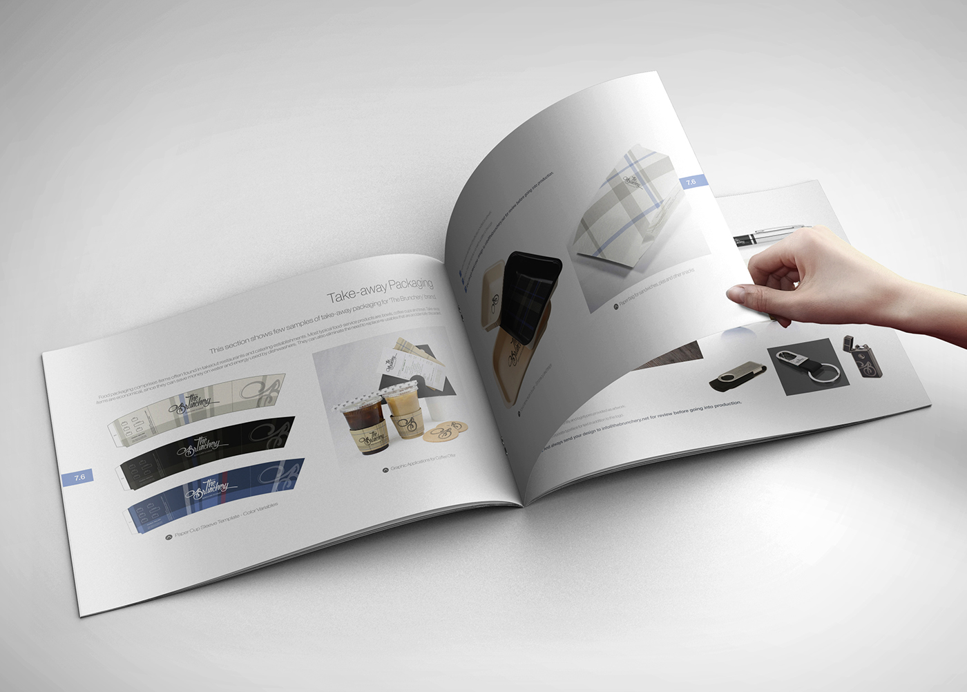 brand manual guidelines graphics wrapping & packaging brochure menu leaflet sign way-finding webpage Web Design & Promotion