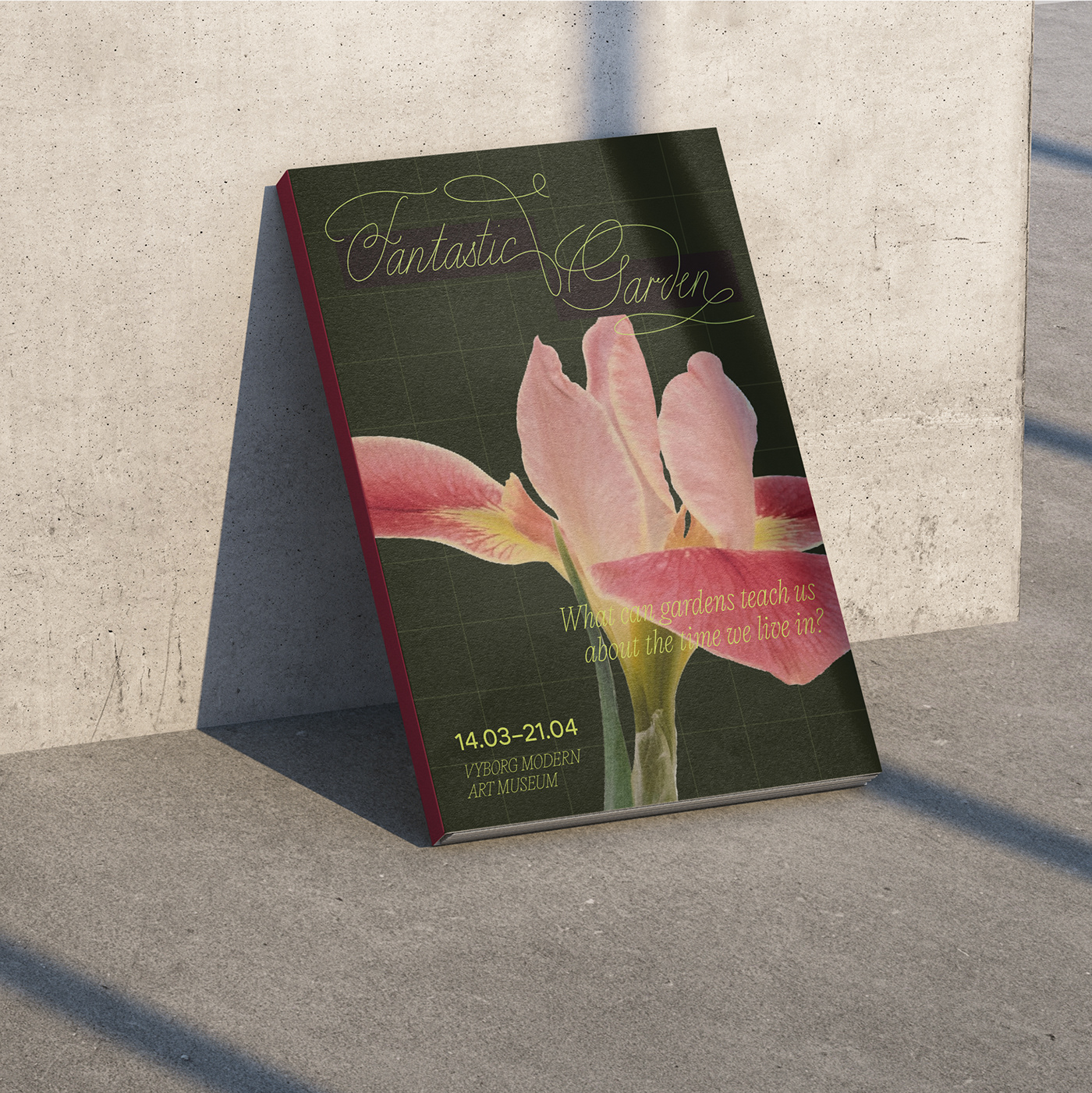 flower garden brochure visual identity Nature Calligraphy   lettering excibition