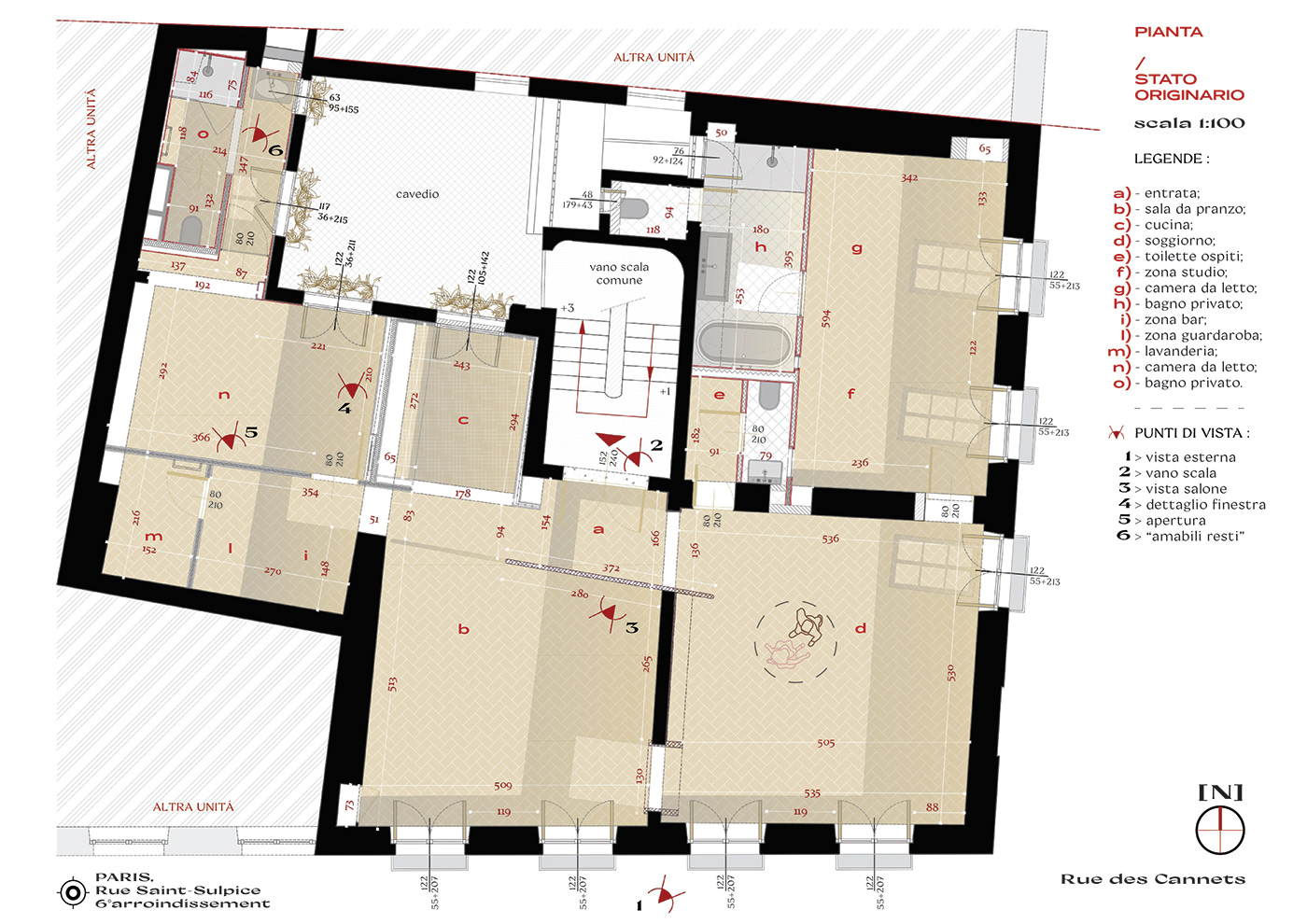 design graphic home ILLUSTRATION  Interior Paris Project Render tango