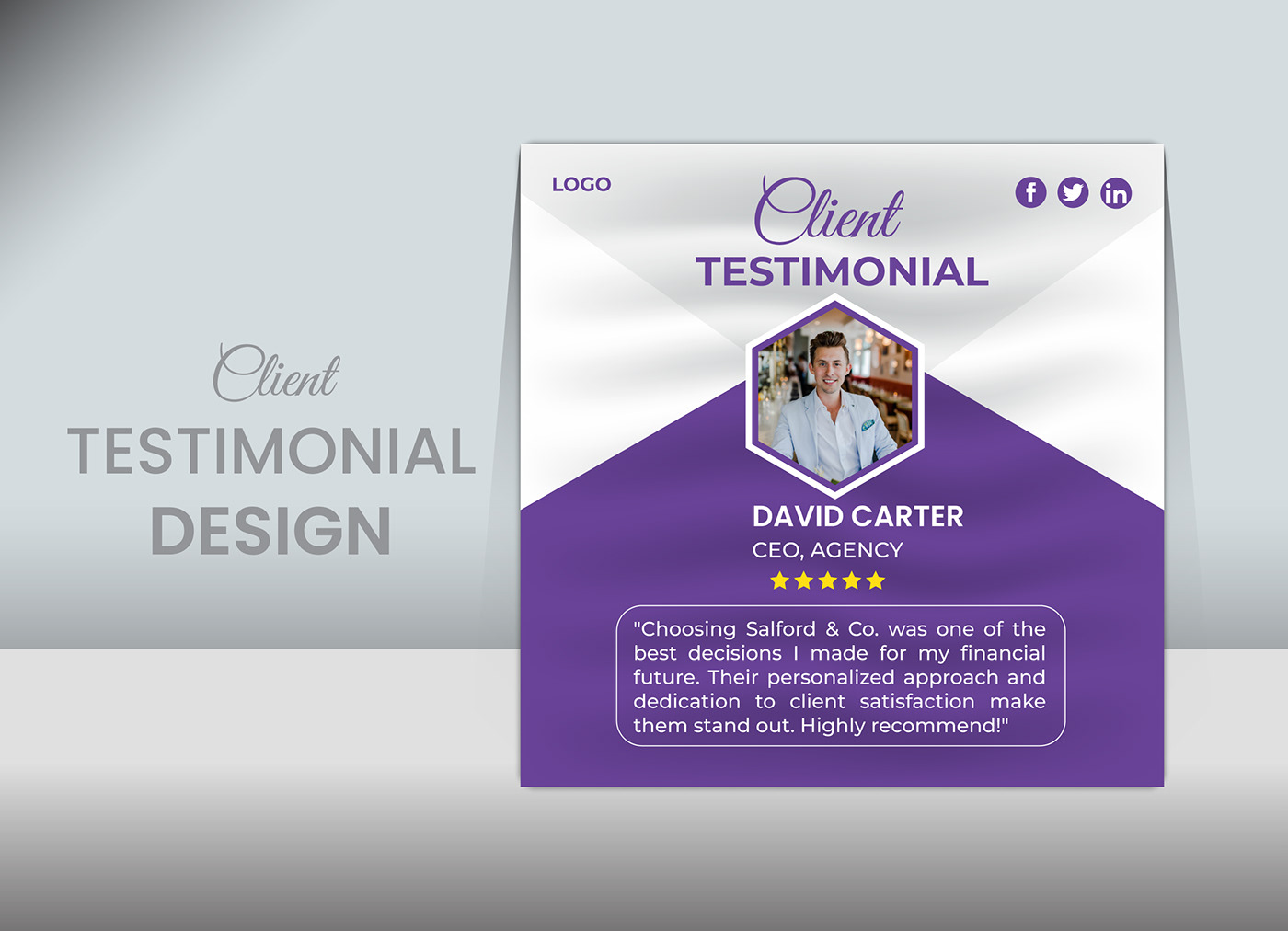 design Client Testimonial Social media post adobe illustrator Graphic Designer Brand Design visual identity brand marketing  