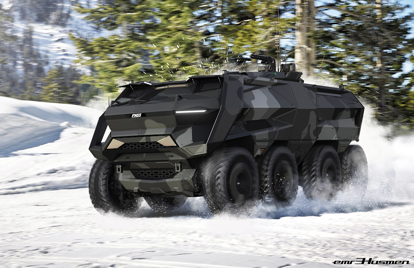 FNSS korgan apc cardesign concept personnelcarrier Military Vehicle emrEHusmen