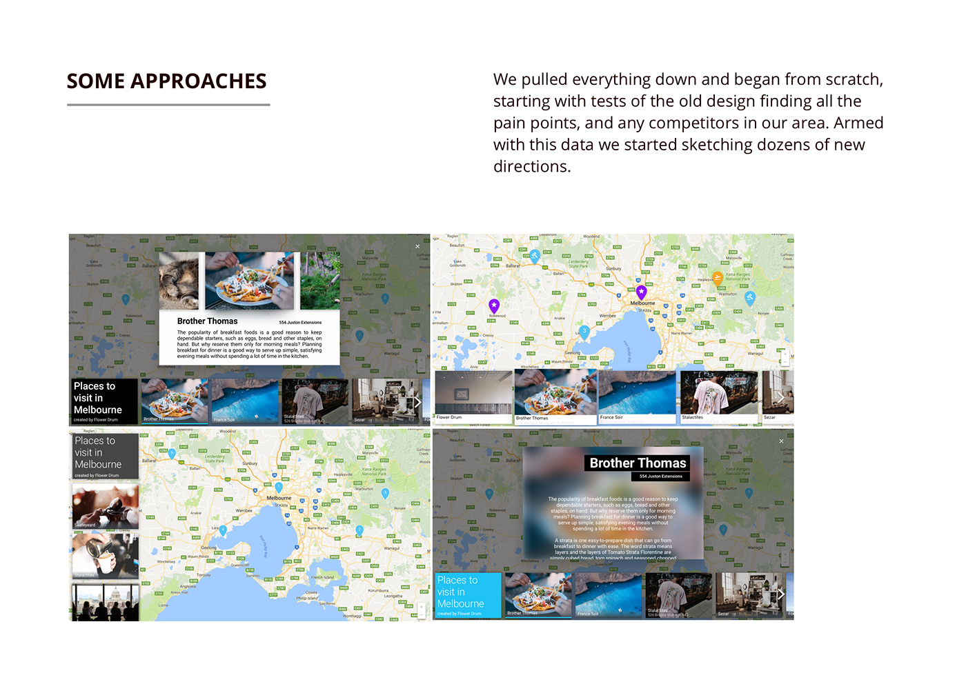 map story Mapme UI ux redesign desktop Layout