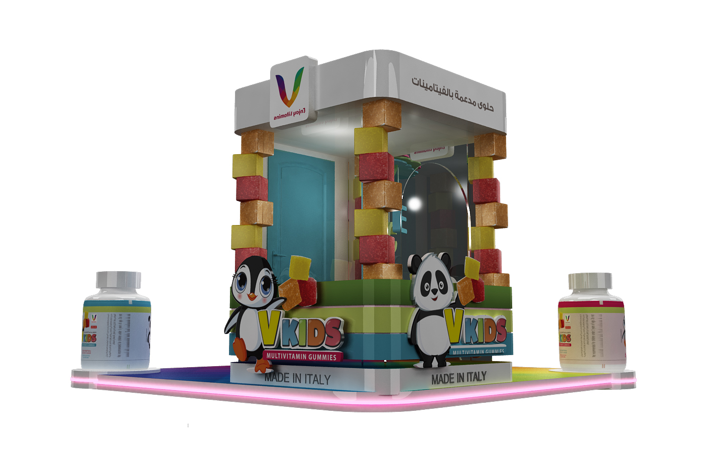 booth activation Stand Display VKIDS exhbo Exhibition 