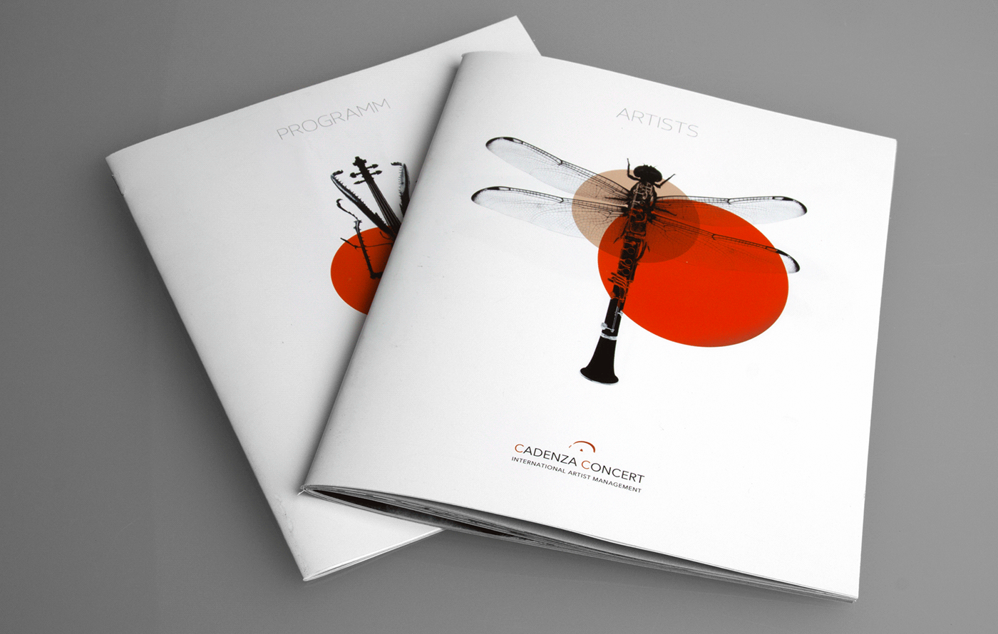 Insects photomanipulation classic music Music Agency Corporate Design design
