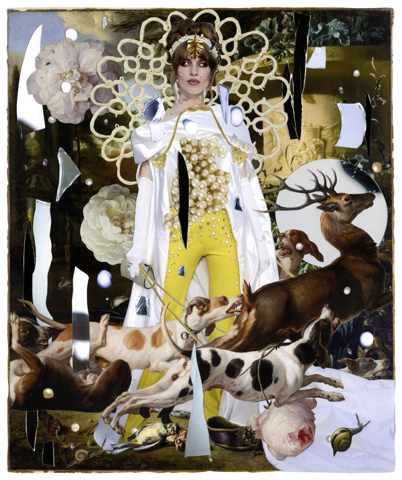 collage Editorial Illustration fashionillustration handmadecollage vanity fair