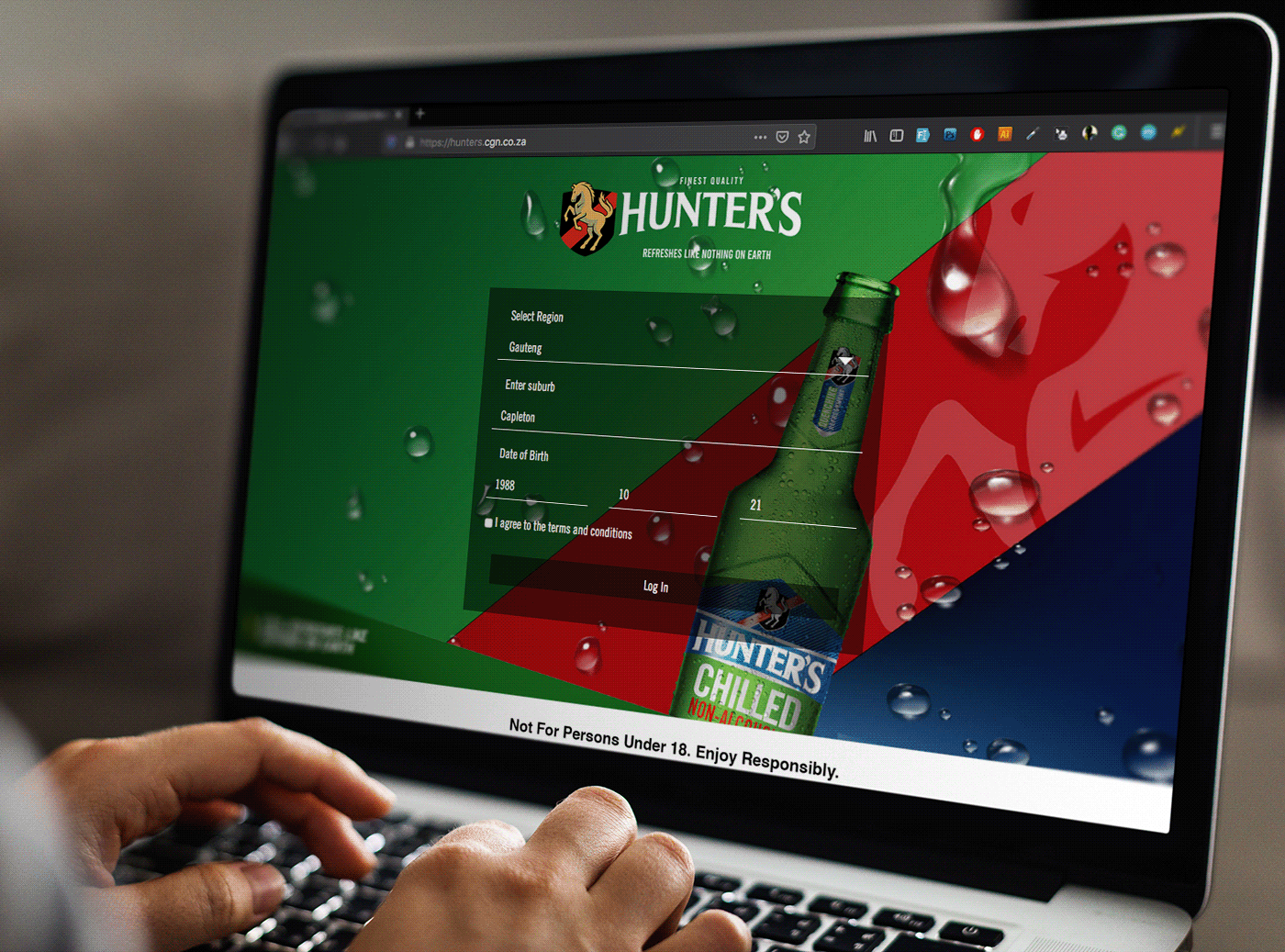 booze data-capture Hunter's lockdown