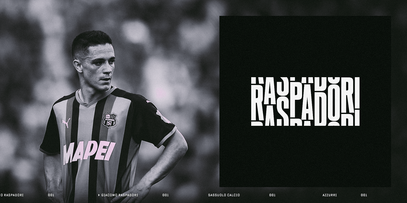 Digital Art  football graphic design  Italy matchday Photo Manipulation  sassuolo soccer sport design sports
