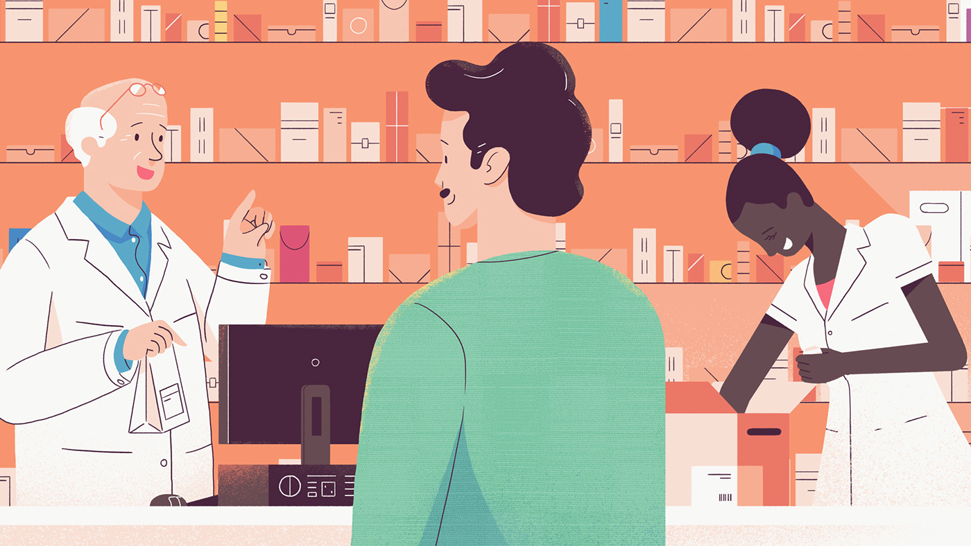 pharmacy healthcare animation  motion design after effects