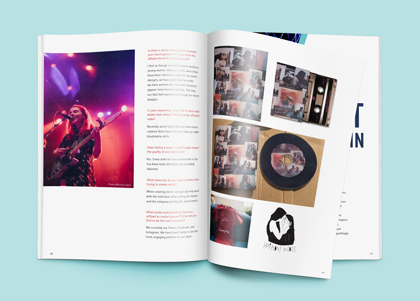music branding  bands book magazine ILLUSTRATION 
