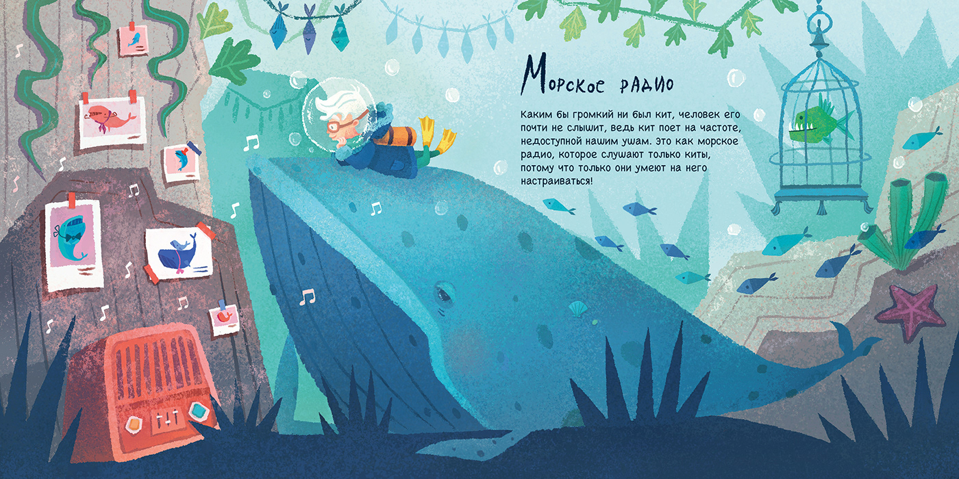 ILLUSTRATION  Illustrator book cover baby child children design Ocean Whale