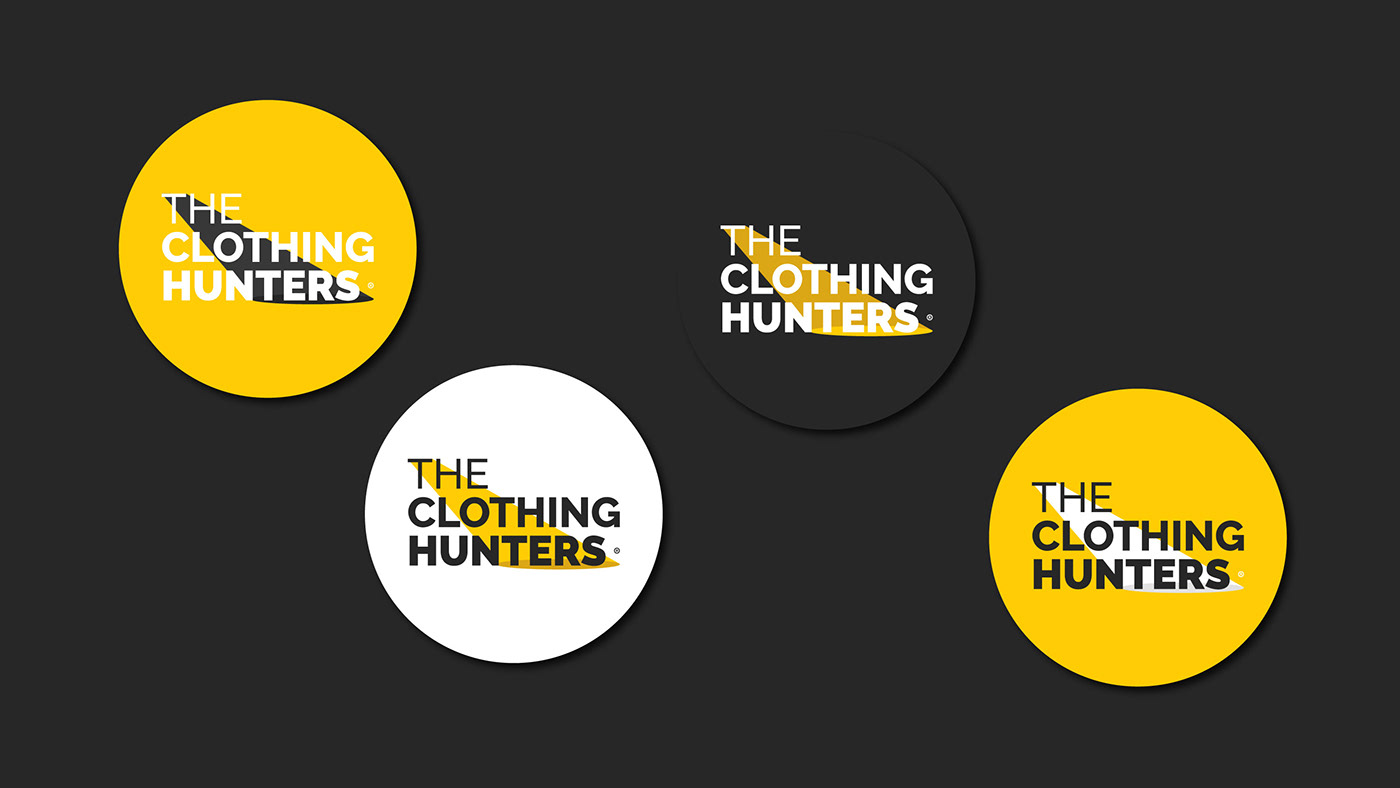 clean CLOTHES BRAND Clothing hunter logo Logo Design minimal logo Modern Logo professional reseller