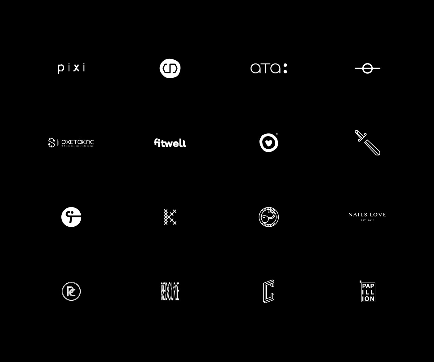 logos design marks Logotype symbol branding  Collection icon design  logofolio
