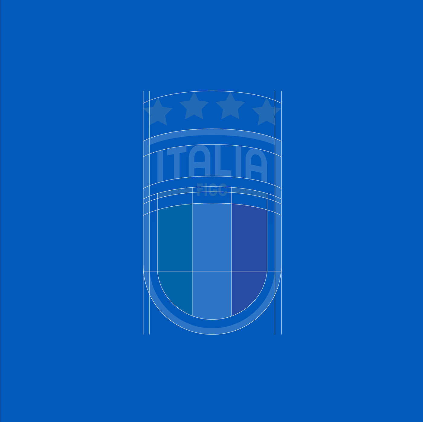 azzurri brand identity design italia Italy logo Logo Design Logotype soccer Sports Design