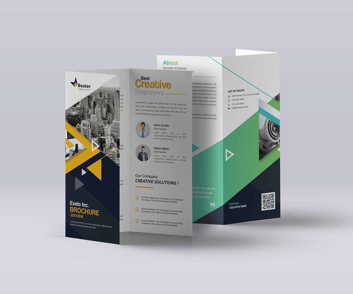 both side brochure Brochure Template business business brochure CMYK corporate creative editable modern