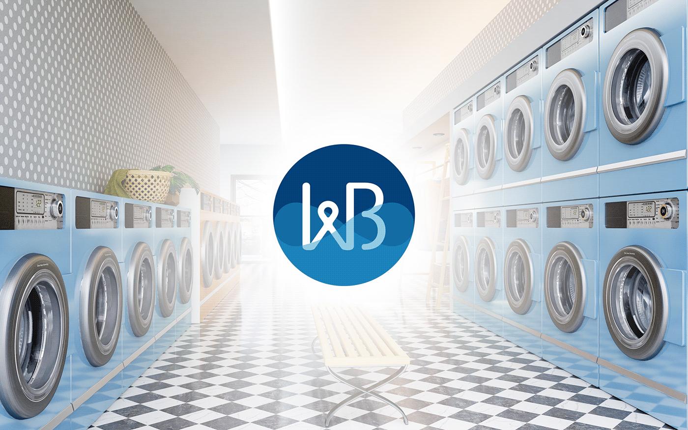 laundry wash branding  identity blue ILLUSTRATION  cleaning clean