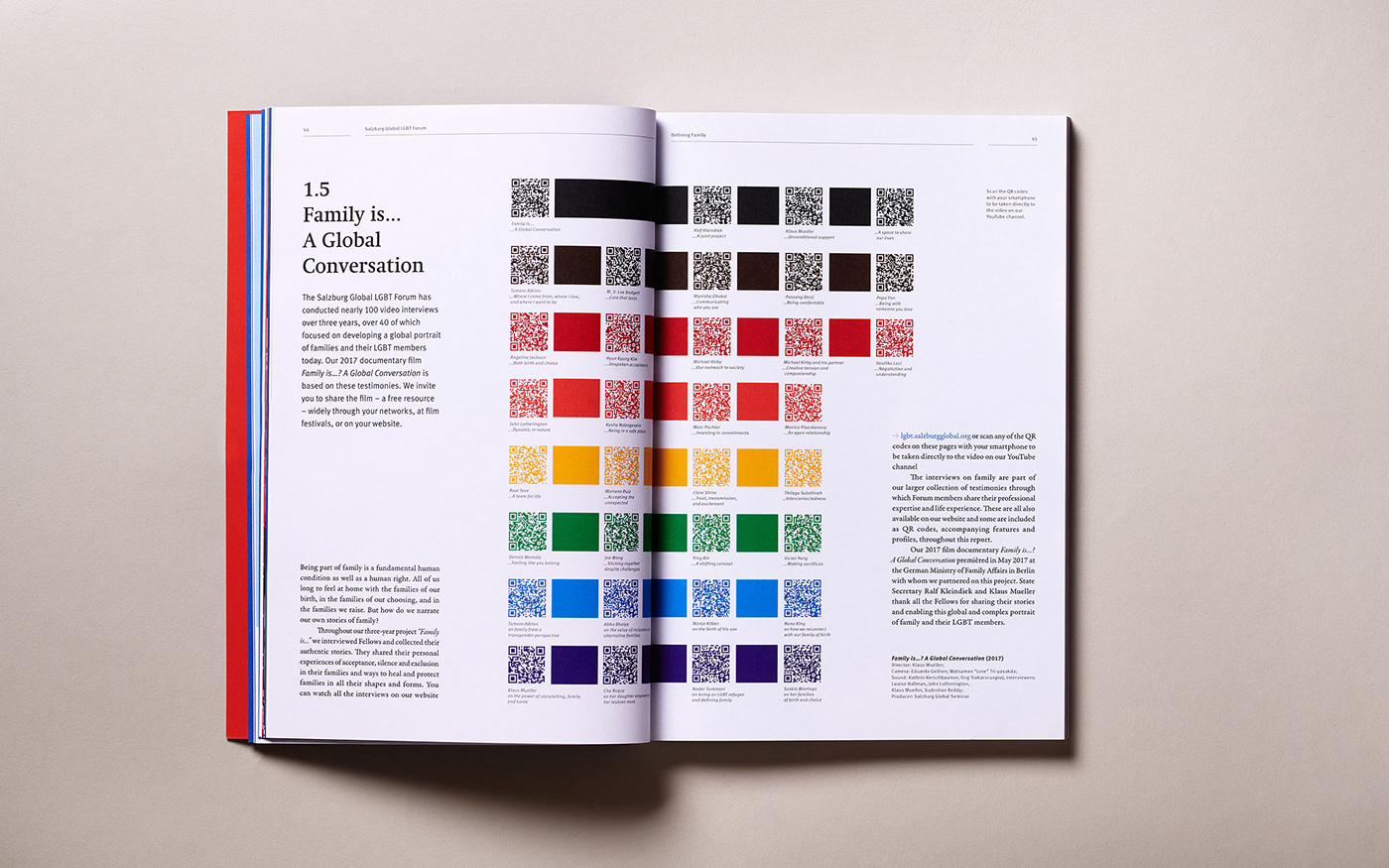 annual report book brochure corporate publishing LGBT magazine report