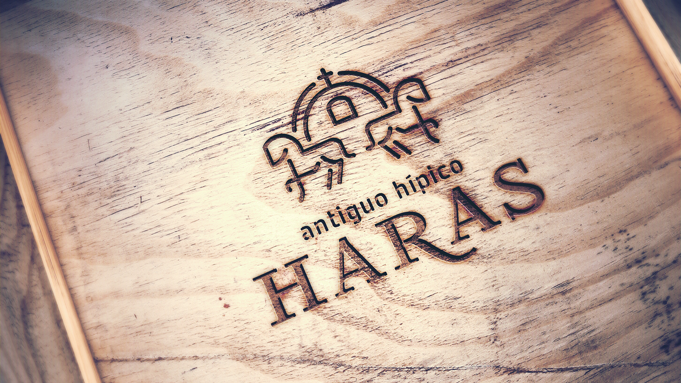 brand mark puebla mexico Hacienda logo identity wood horse symbol