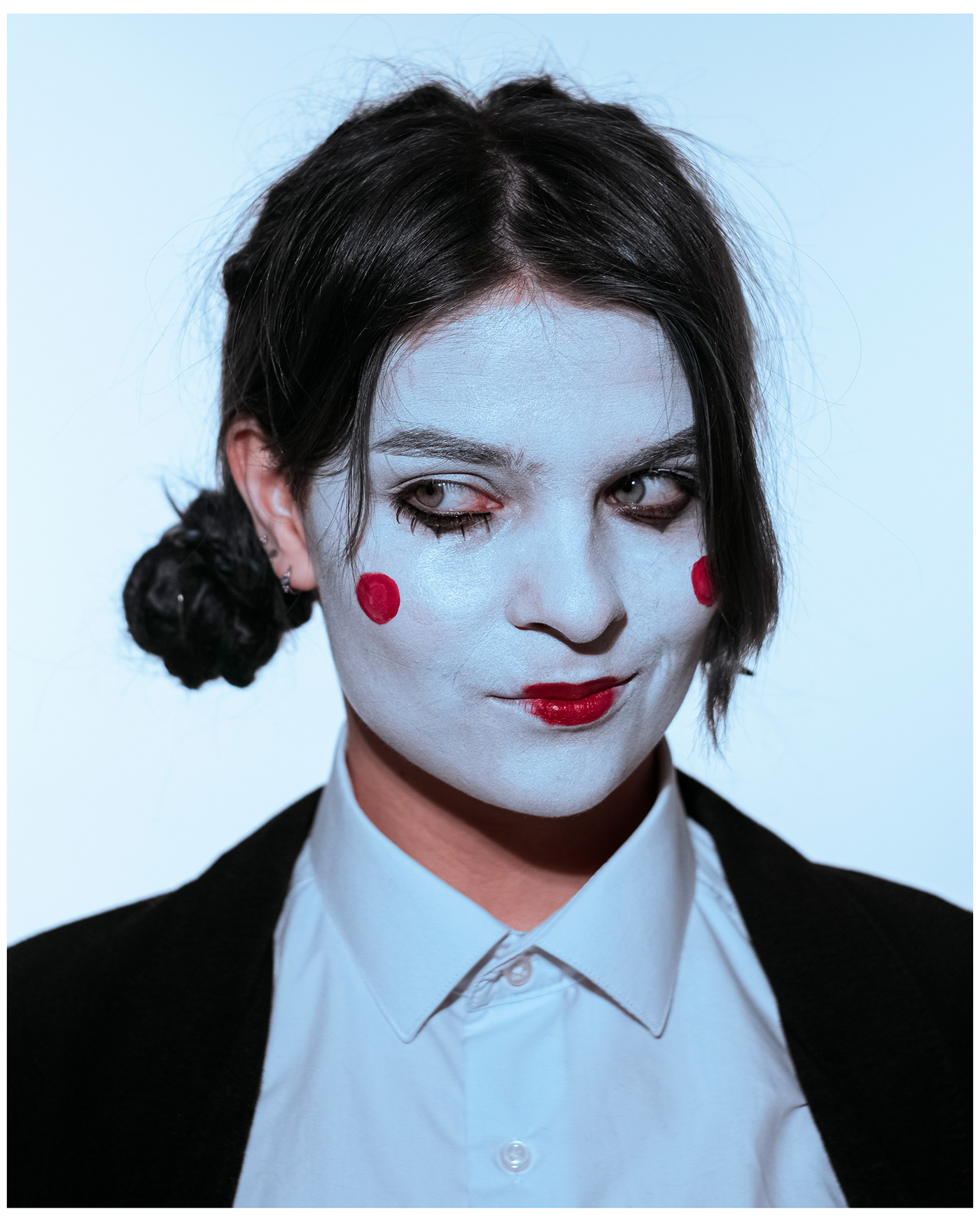 person Photography  photoshoot portrait photographer woman Circus clown