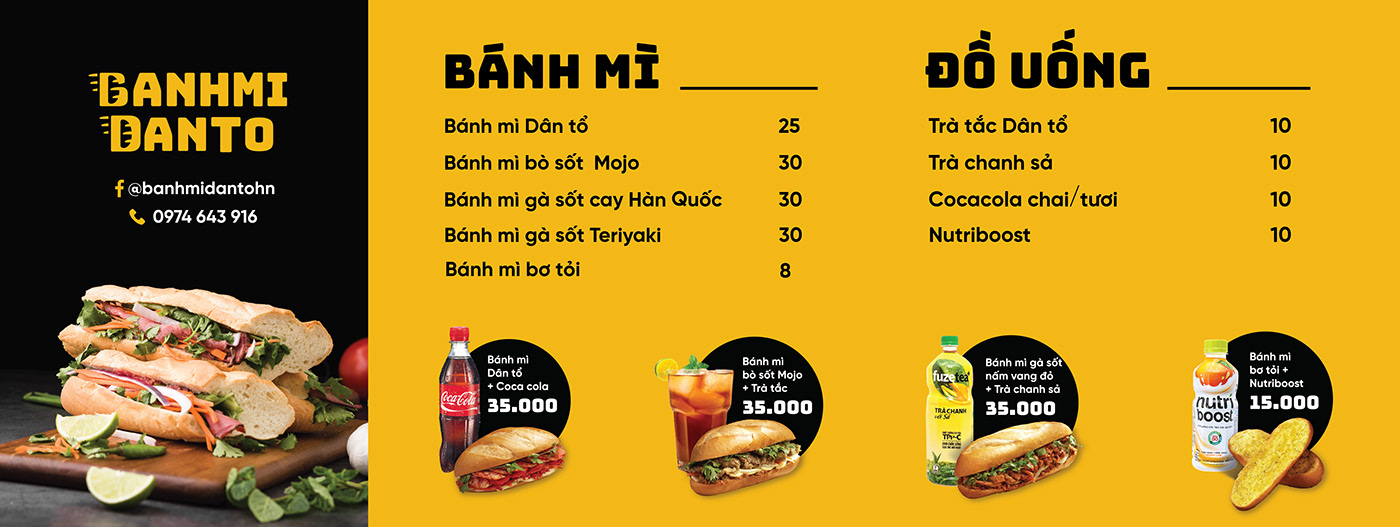 bread branding design Banh Mi Brand Design logo visual identity banh mi viet nam