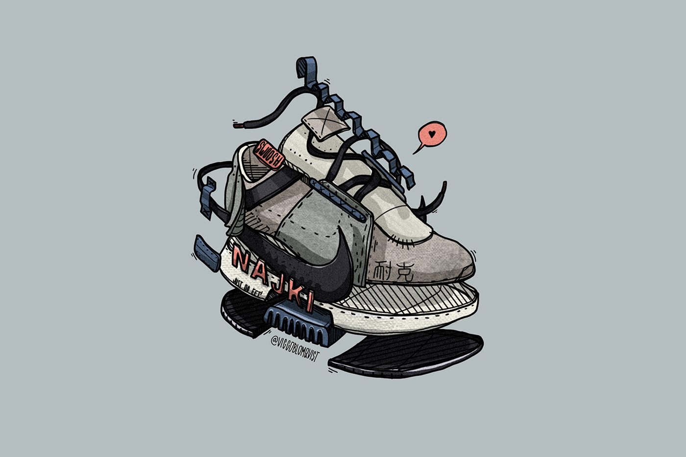 sneaker shoe footwear product design  Nike adidas Sneaker Illustration Sneaker Design sneaker concept  sketchbook