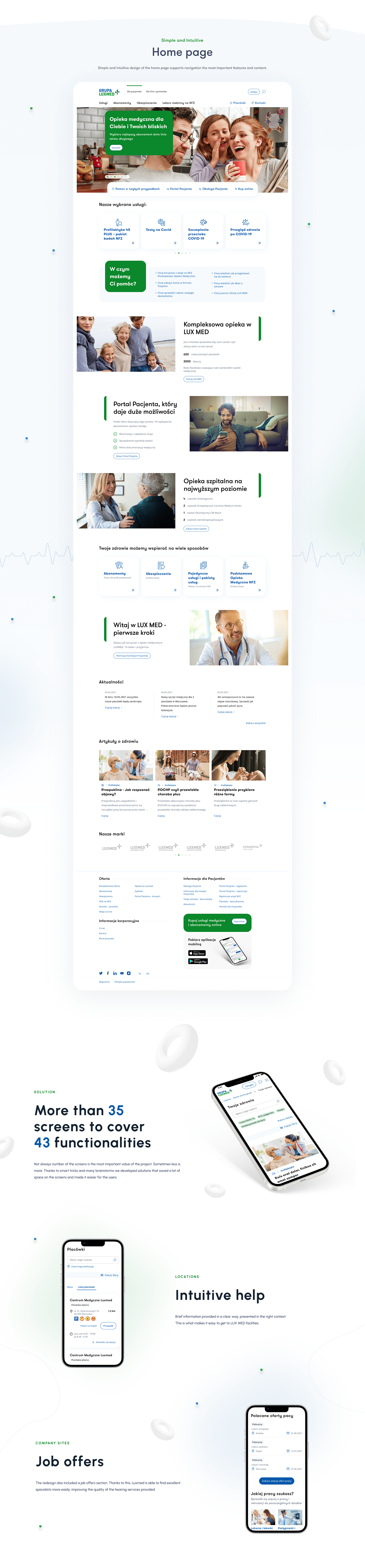 UI ux research healthcare Website user interface Experience UI/UX landing page UX design