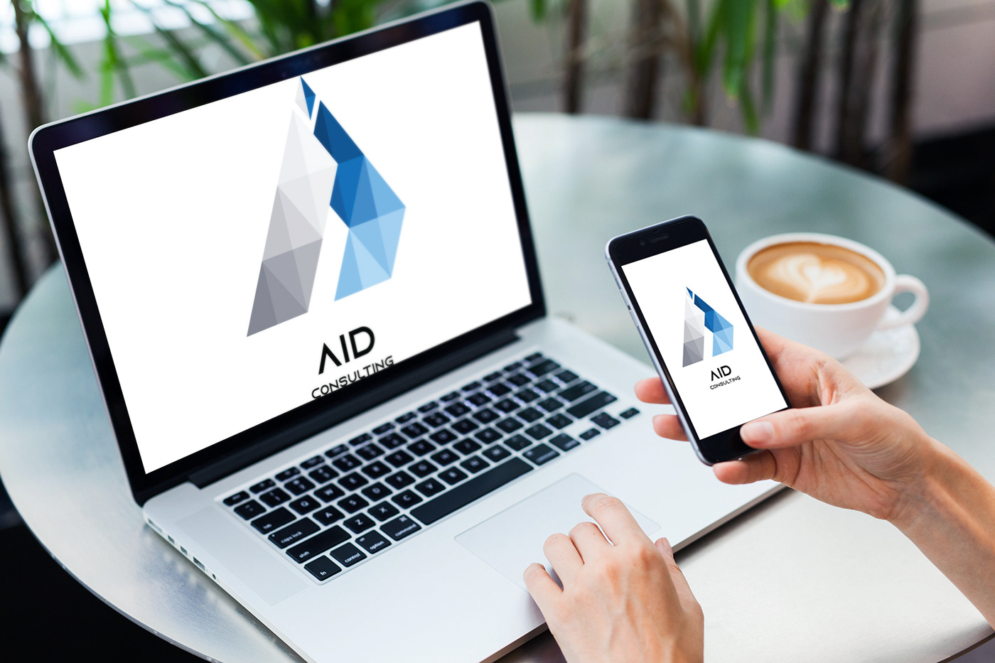adriana Aid AID Consulting brand Consulting digital duarte logo marketing  
