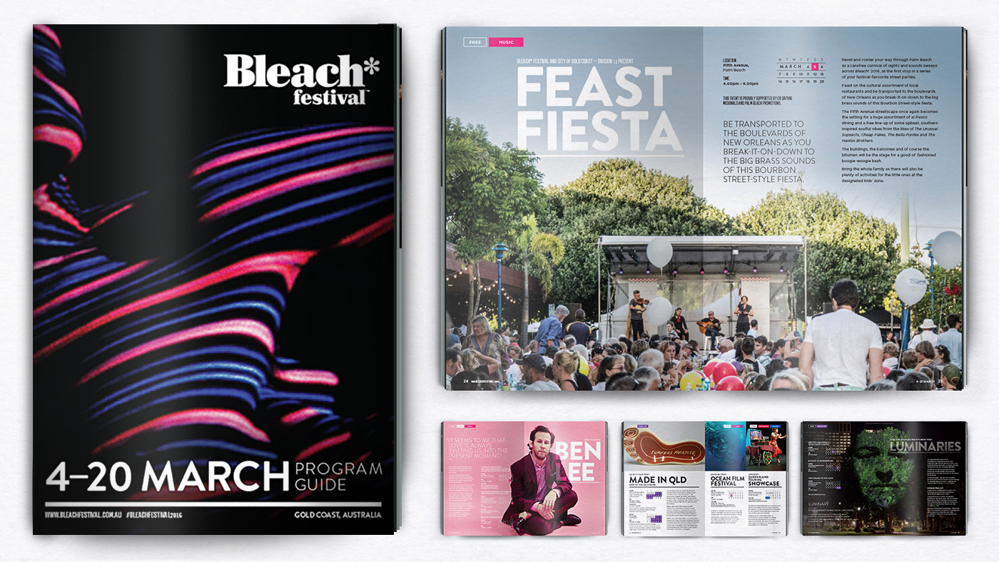 festival branding event guide Program