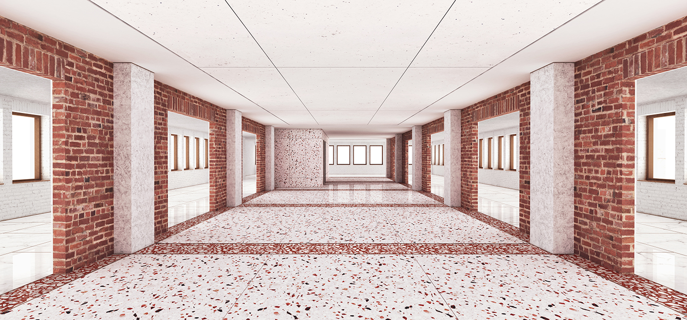 architecture Adaptive reuse renovation future Sustainable axonometry classicism Sweden Interior