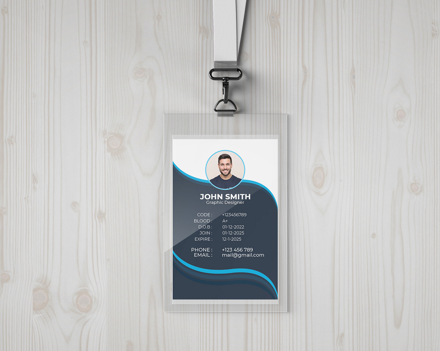 design ID card design flyer banner ads ID Card Template cards card design print brochure