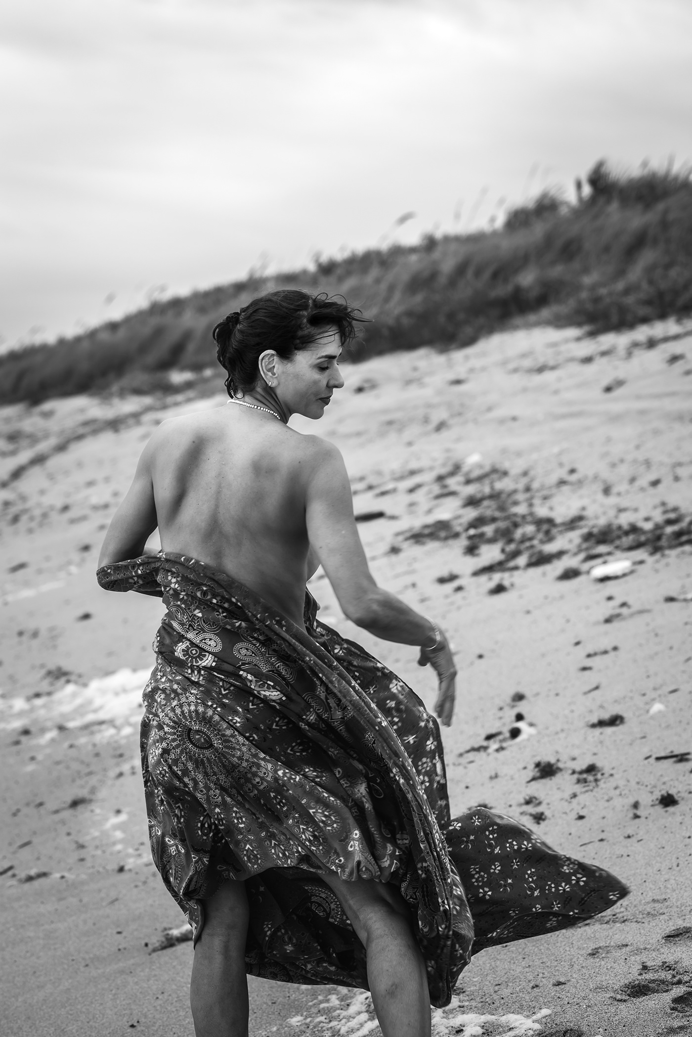 black and white Photography  woman beauty florida beach sea Apollo Beach united states biquini