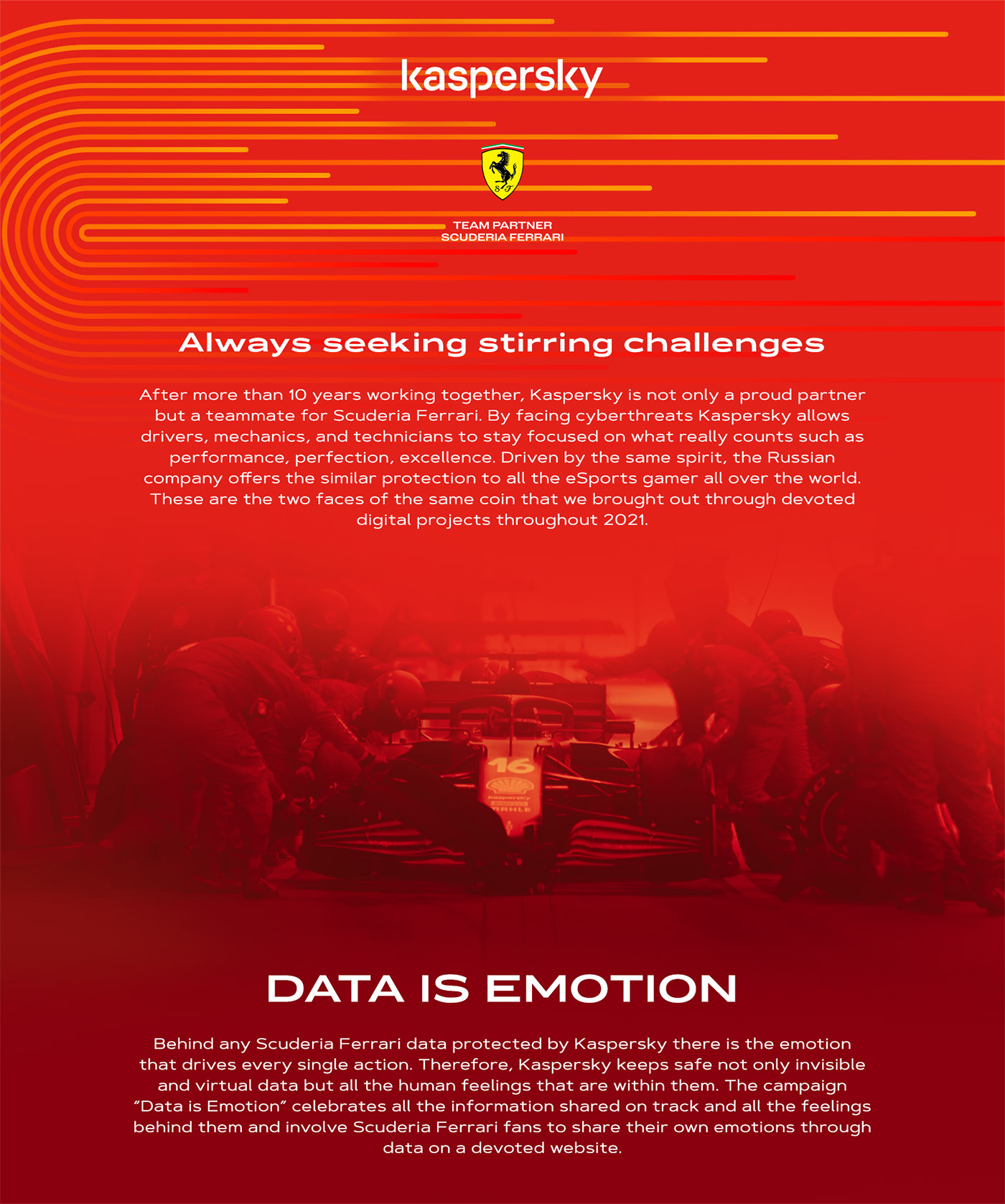 Advertising  art direction  copywriting  esports FERRARI motion graphics  Scuderia Ferrari