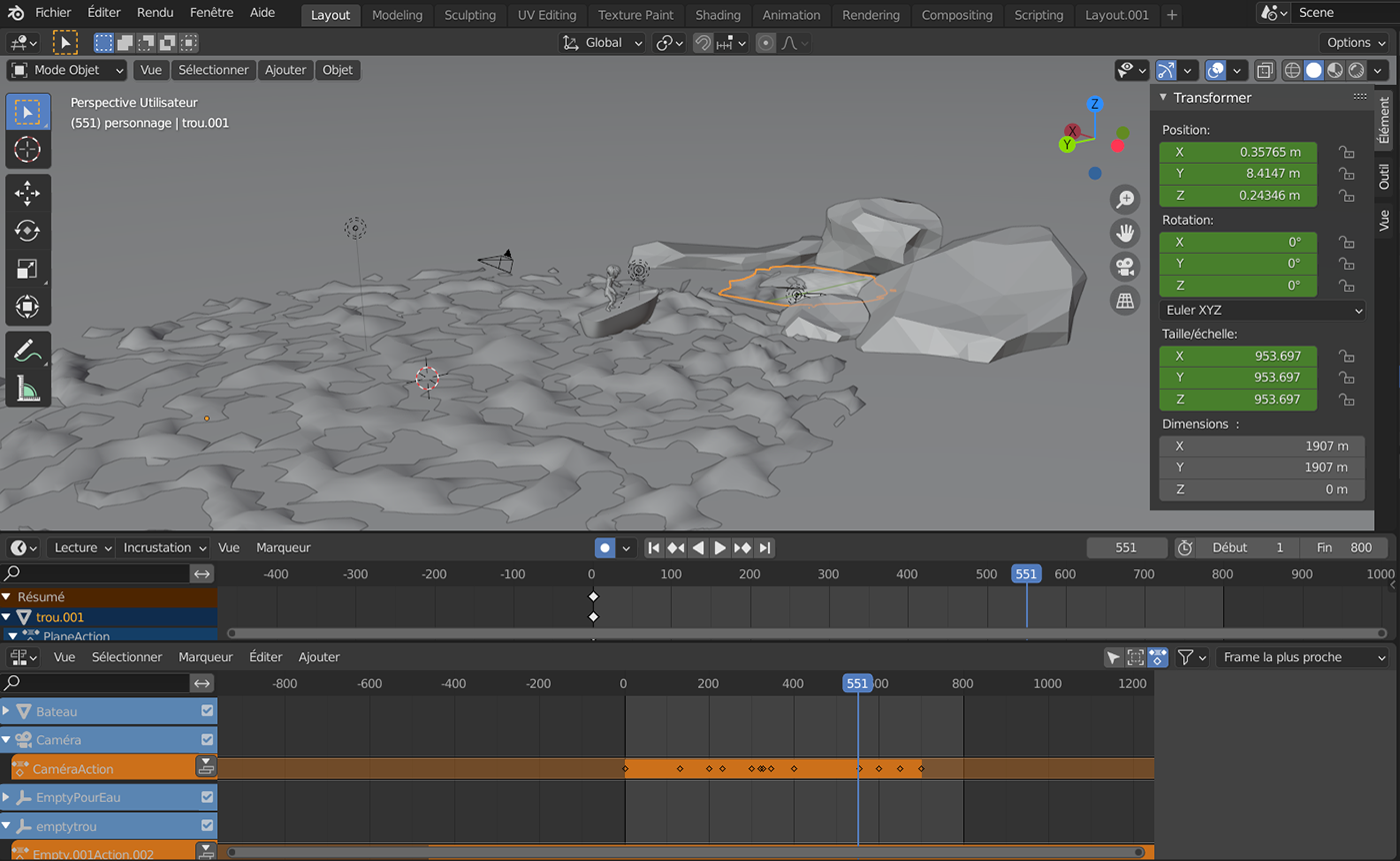 3D animation  blender Mixamo Premiere Pro