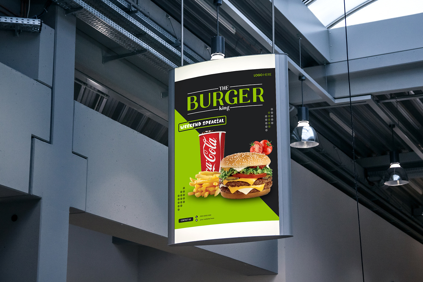 food poster design Food  food styling restaurant marketing   burger Burger King Fast food