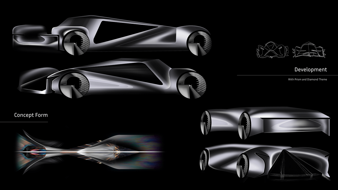 3D car design Mobility Design Automotive design industrial design  design designer automotive   CGI ds automobiles