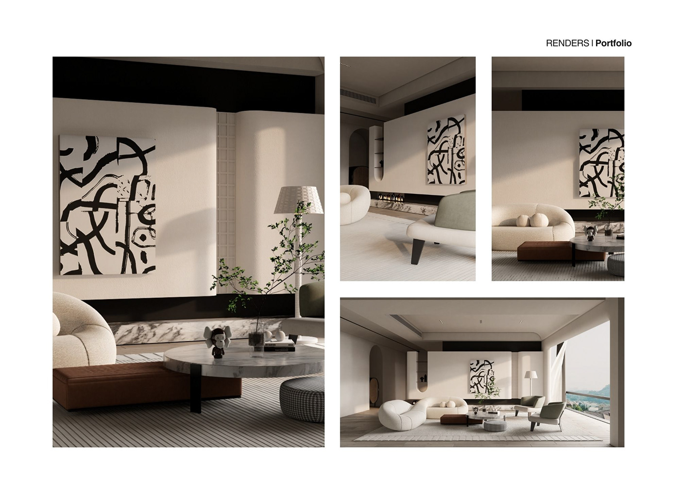 portfolio interior design  designer designs graphics architecture