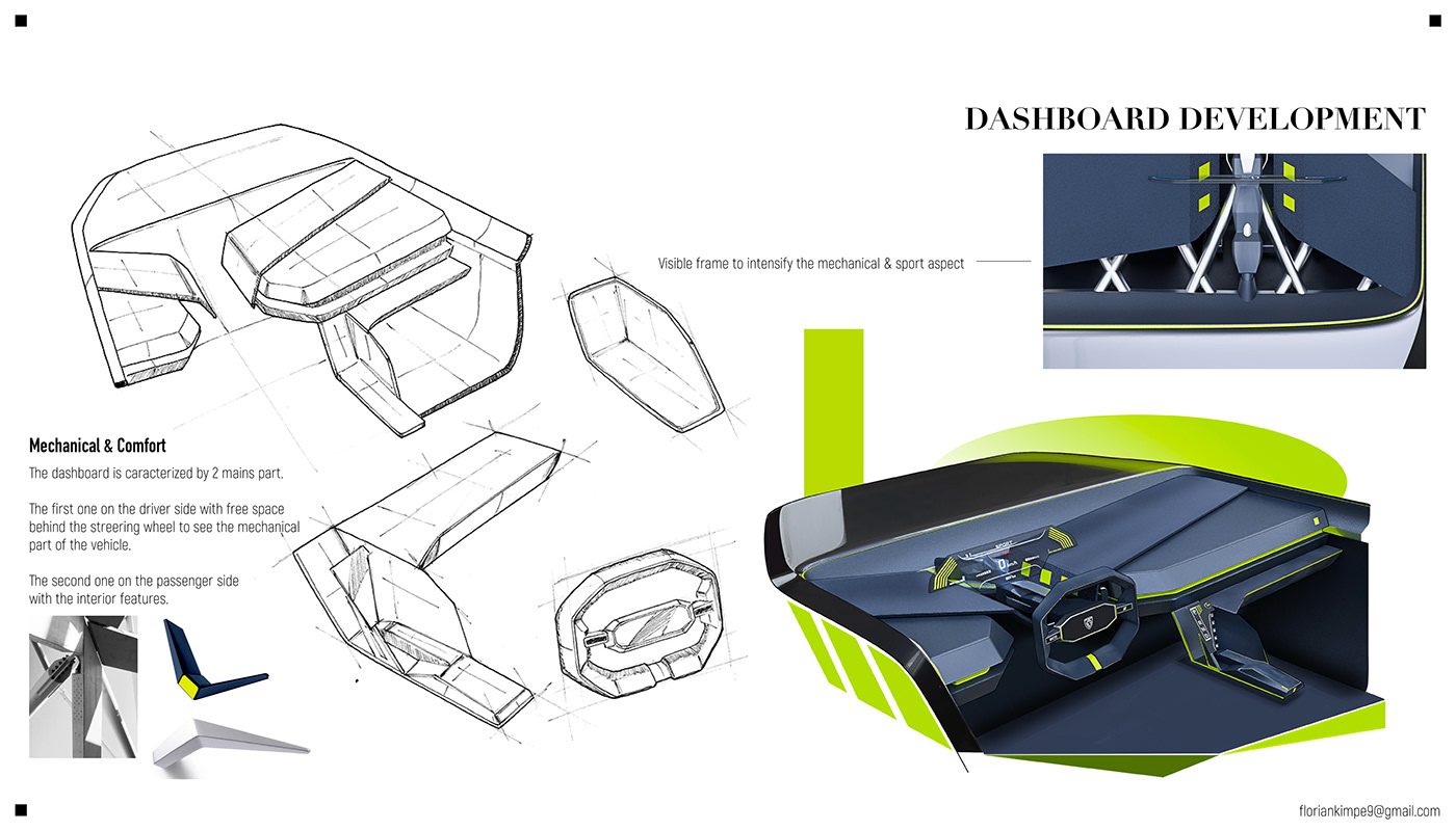 car design design Interior PEUGEOT 3D automotive   blender car interior design  Transportation Design