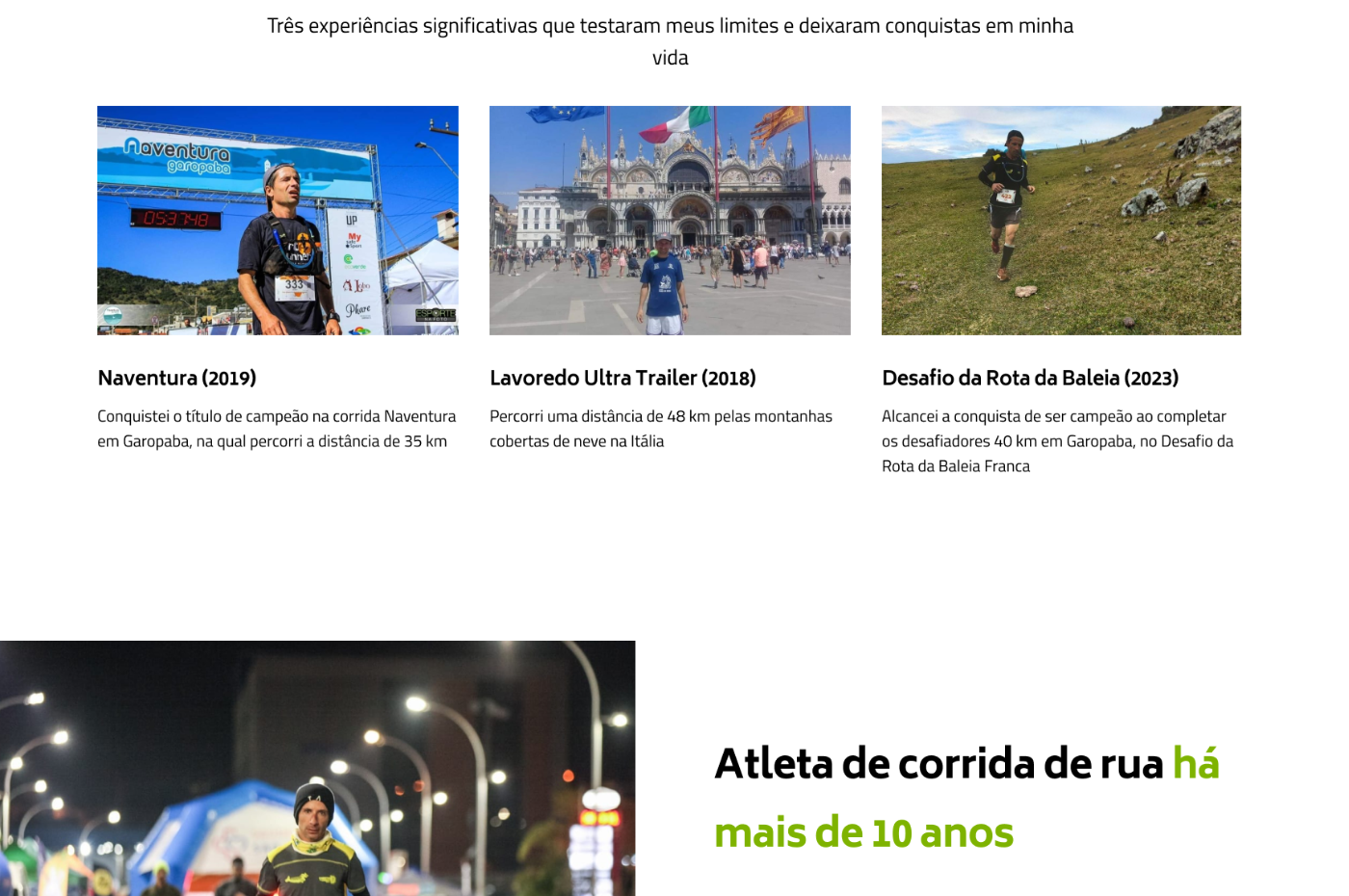 site running sports portfolio Web Design  Figma Website Marathon Event run