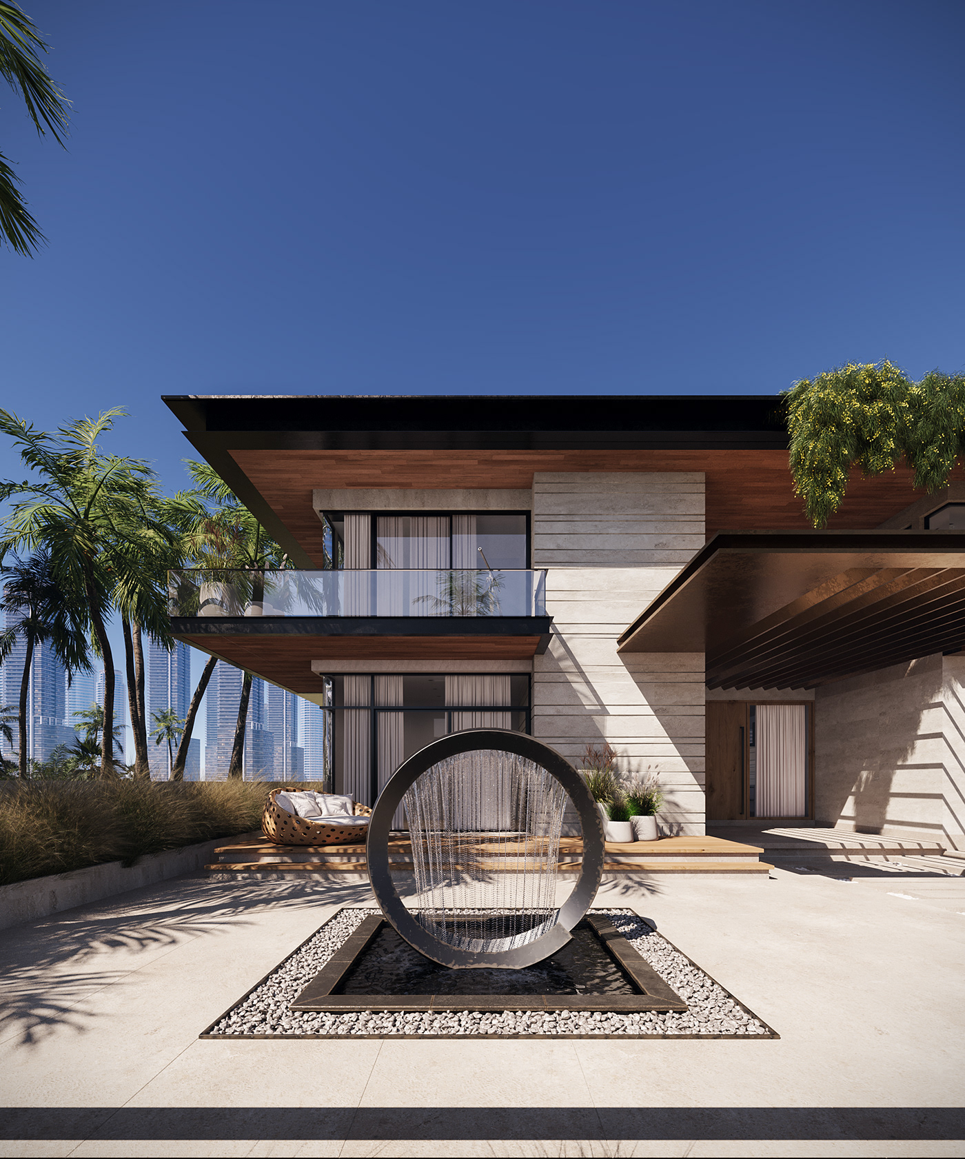 architecture architectural design visualization design 3dsmax exterior Landscape corona interior design  visual