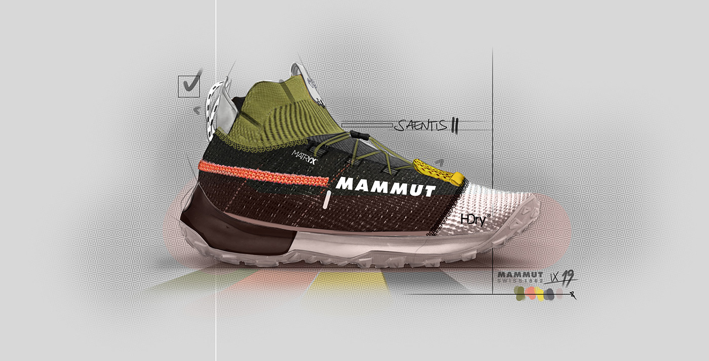 mammut footwear silvanospada silvanospada.bravo footwear design industrial design  product design 