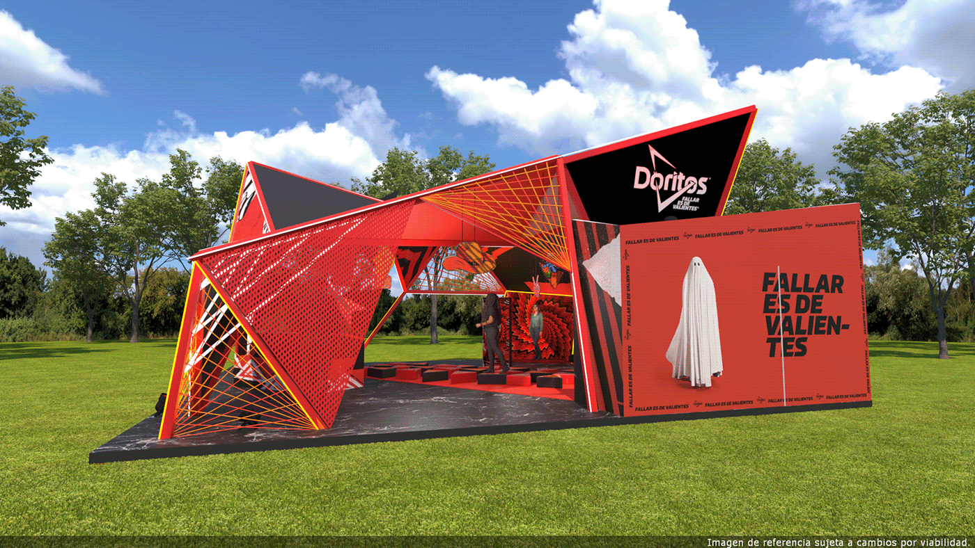 doritos Ceremonia festivales Events festival model 3d design 3dsmax