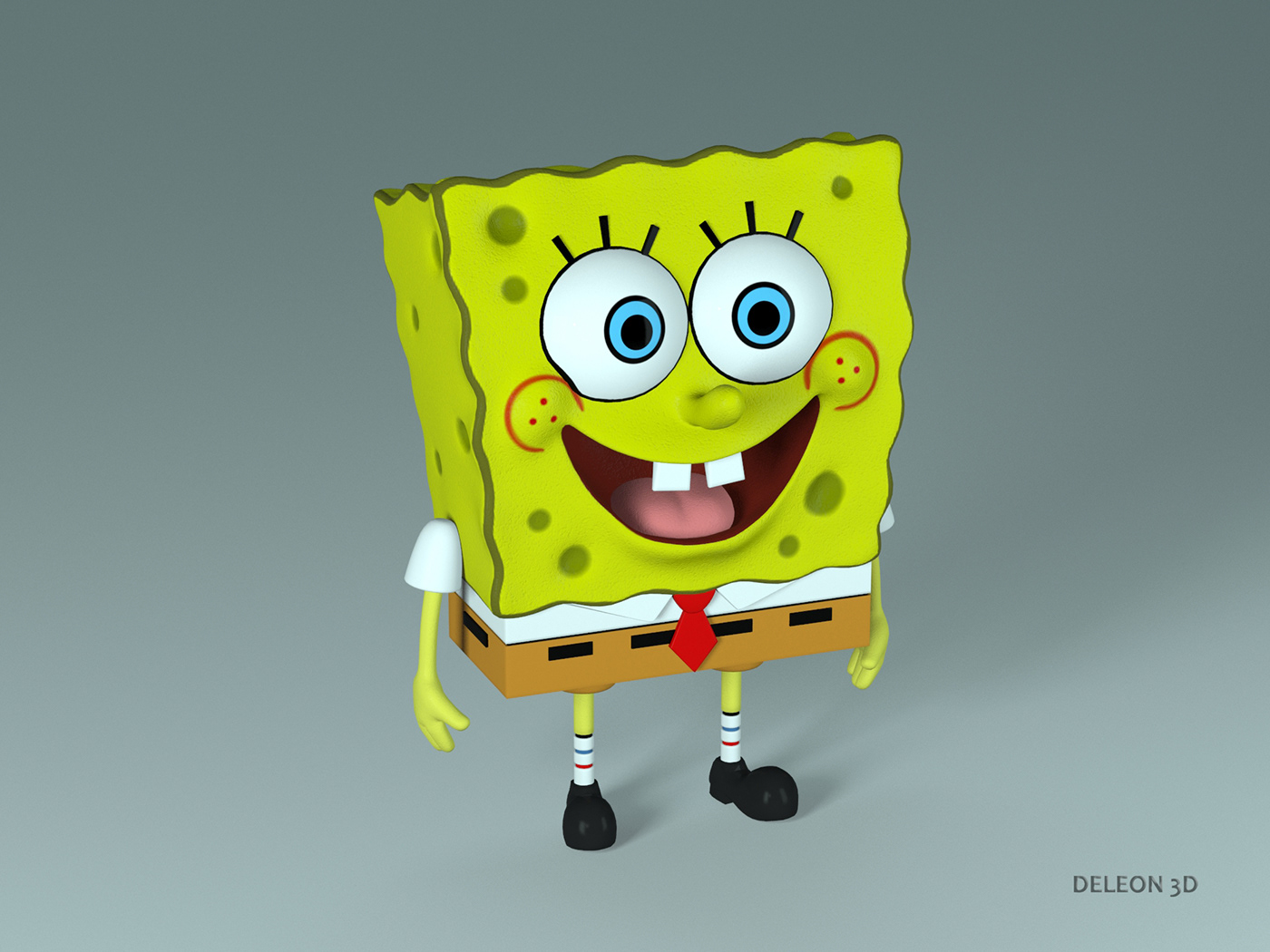 characters 3D Modelagens personagens Bob Esponja spongebob plankton Siriguejo Gary Lula Molusco 