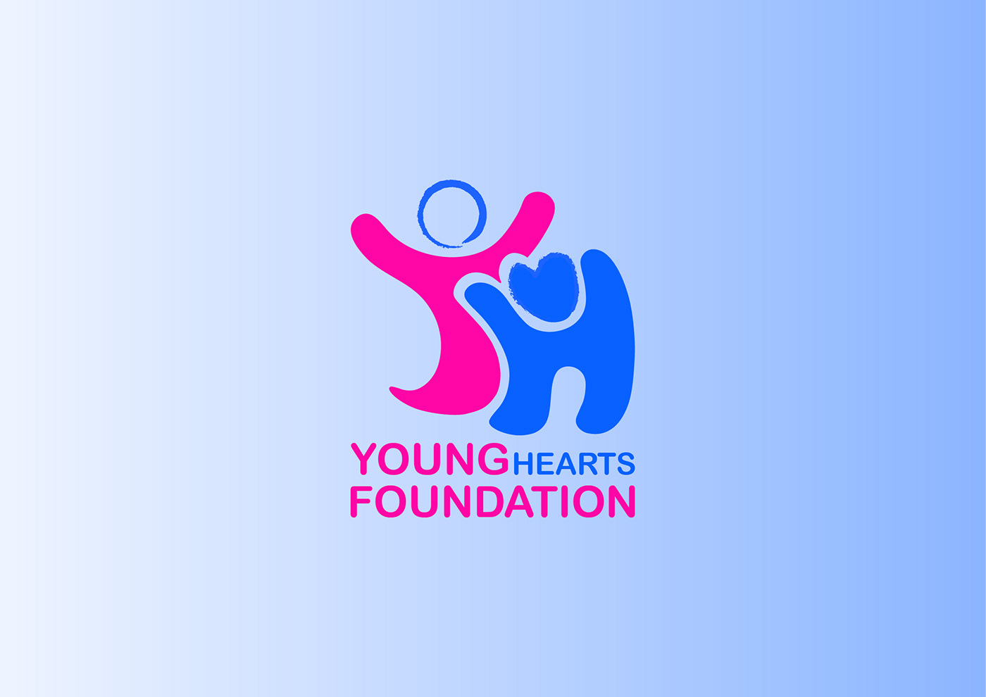 Young children foundation branding  Logo Design logo brand identity marketing   Advertising  Social media post