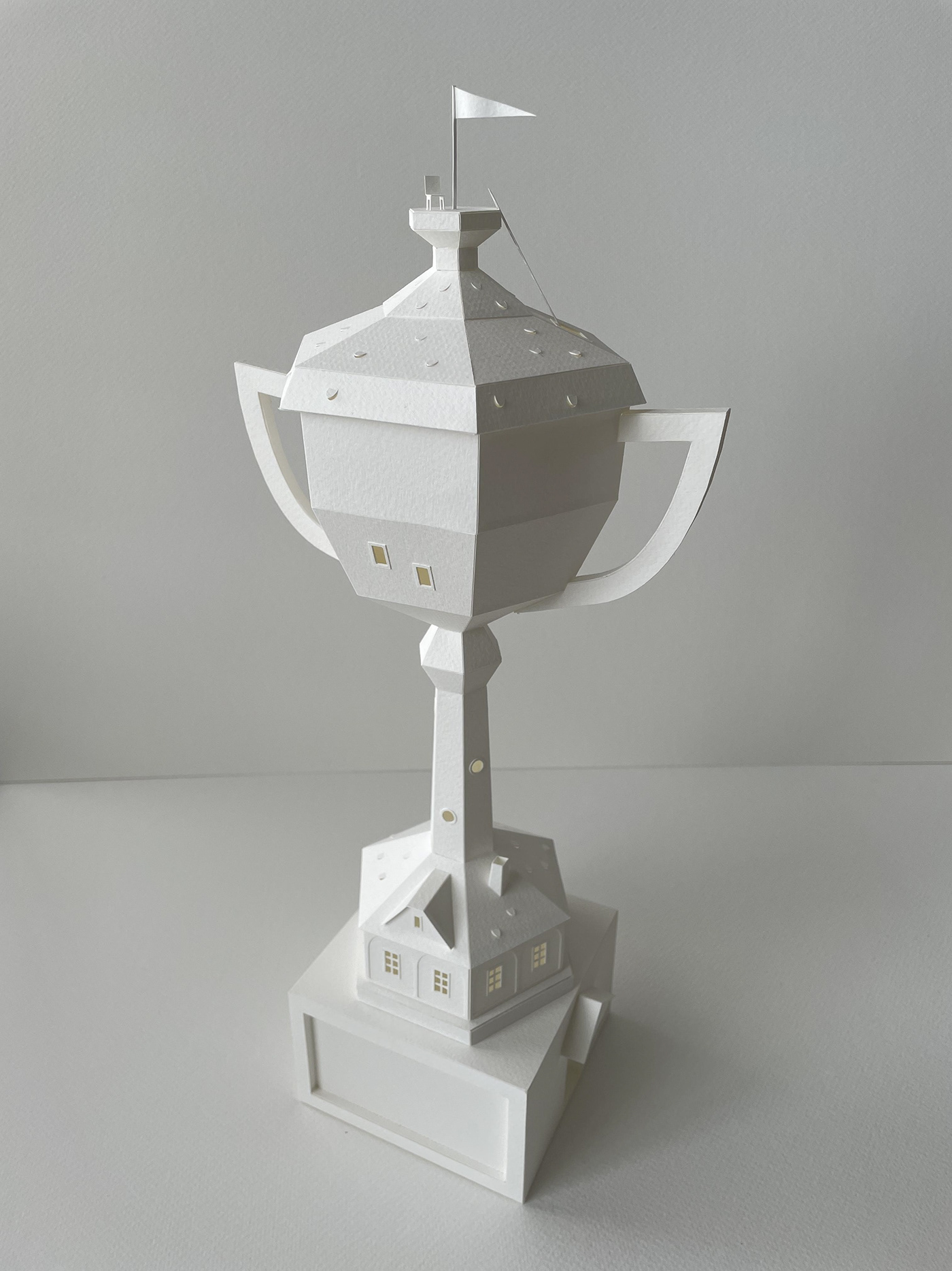 award paper paperart papercraft prize sculpture