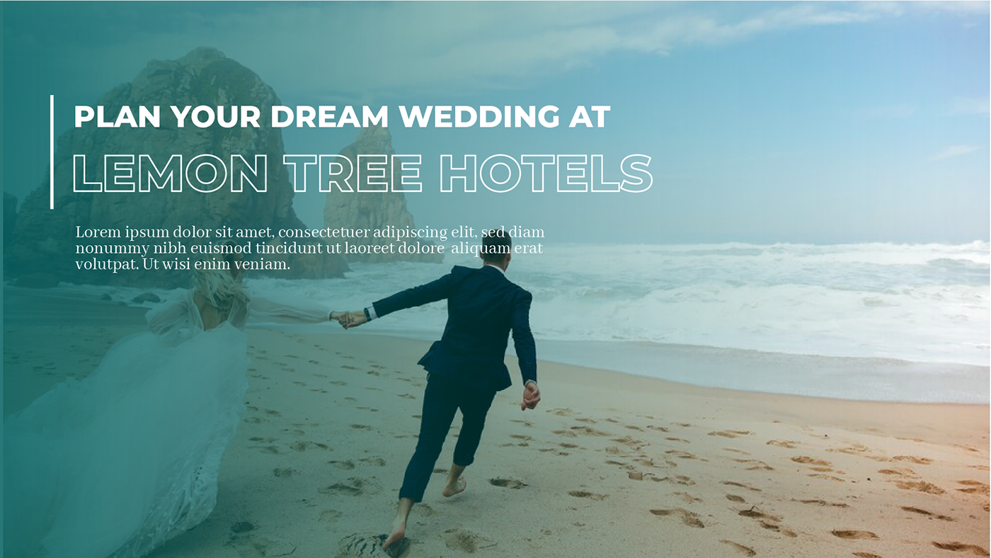 Emailer Design Advertising  marketing   Graphic Designer visual identity brand hotels Travel wedding invitation mockup design