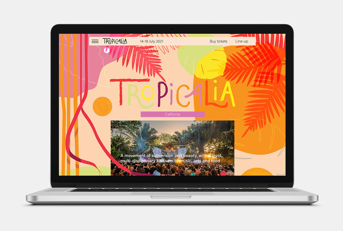 festival graphicdesign homepage ILLUSTRATION  textures Tropical tropicalillustration