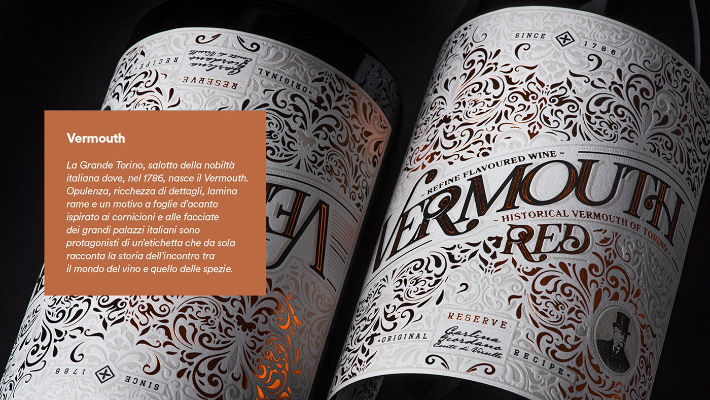 adhesive paper gin paper print Printing Vermouth wine wine design wine label Wine&Spirits