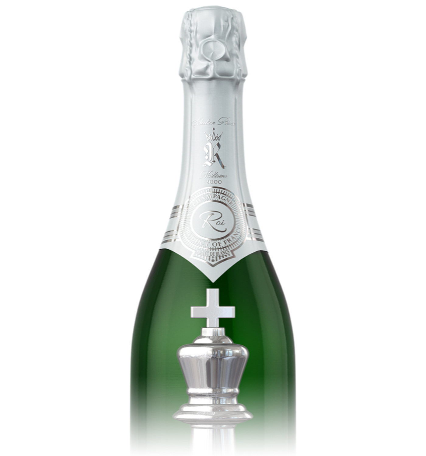 Champagne 3D Renderings bottle CGI liquor