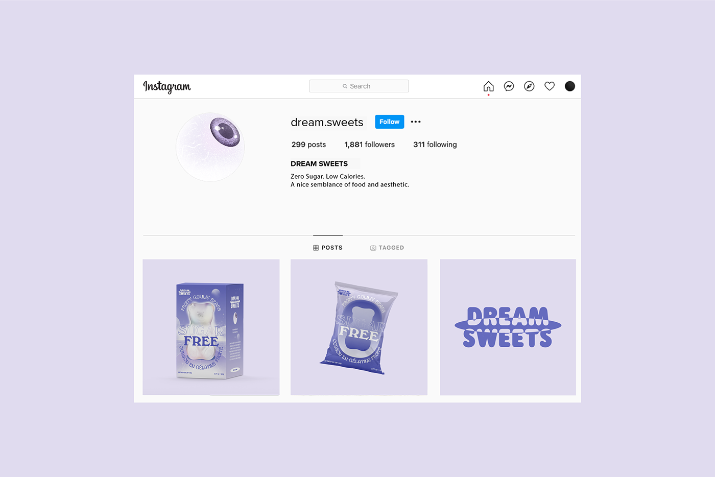 brand identity dream fruity gummy bears Logo Design Logotype Packaging sugar free Sweets visual identity