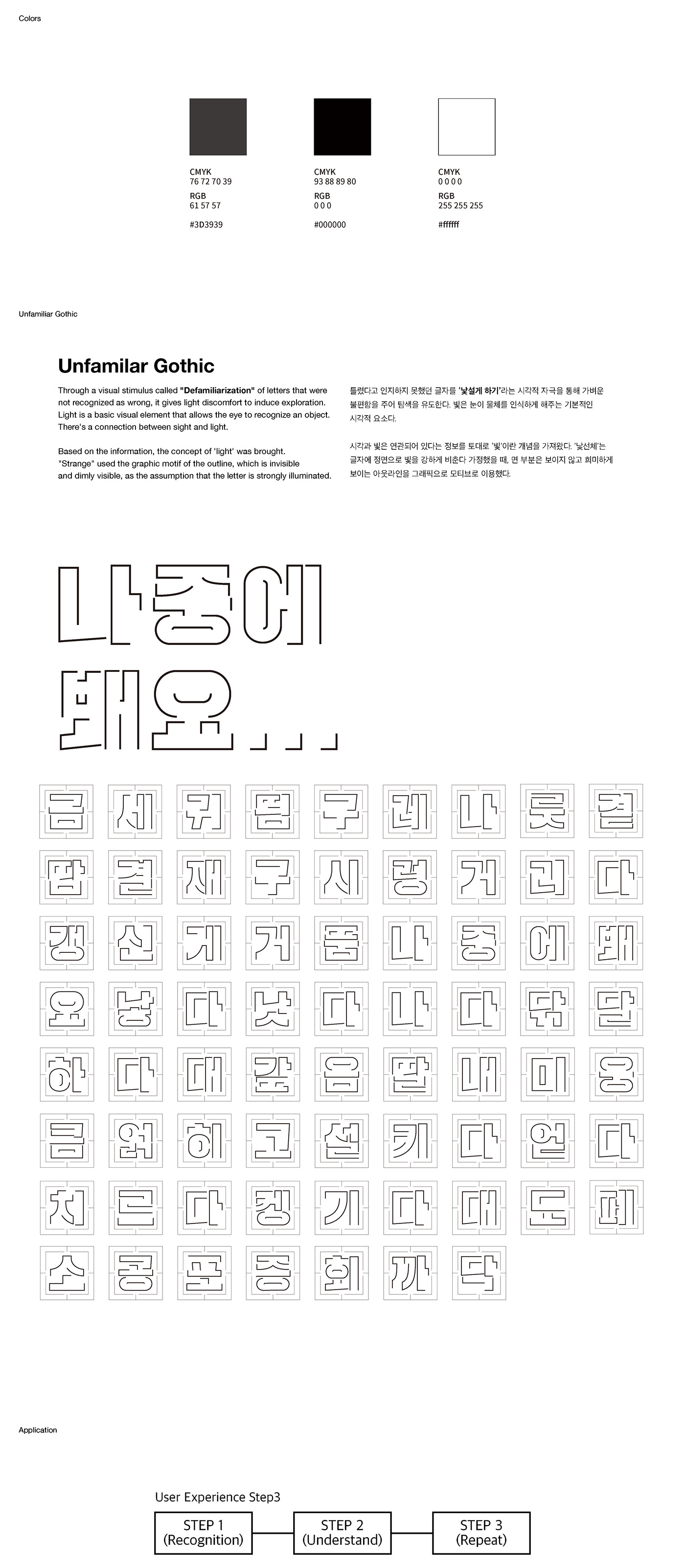 brand branding  Branding logo design brandingidentity editorial Editorial book font font typeface language Hangeul